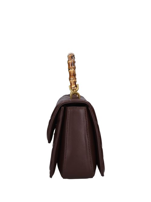 Stitch & Spoon leather bag LA CARRIE | 142P-GA-137-LEAMARRONE SCURO
